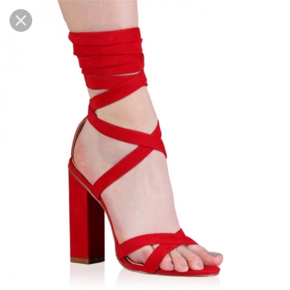 Public Desire Lace up heels